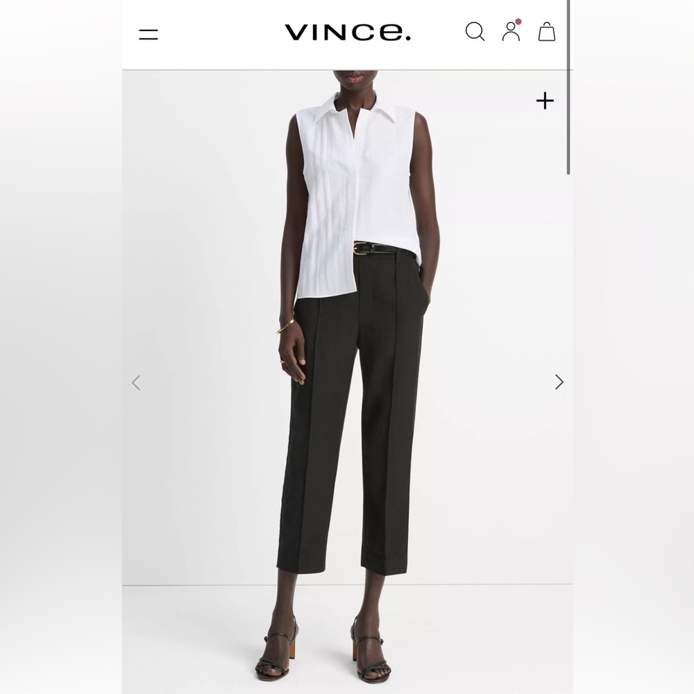 Vince Utility Tab-Detail Pull-On Pant NWOT